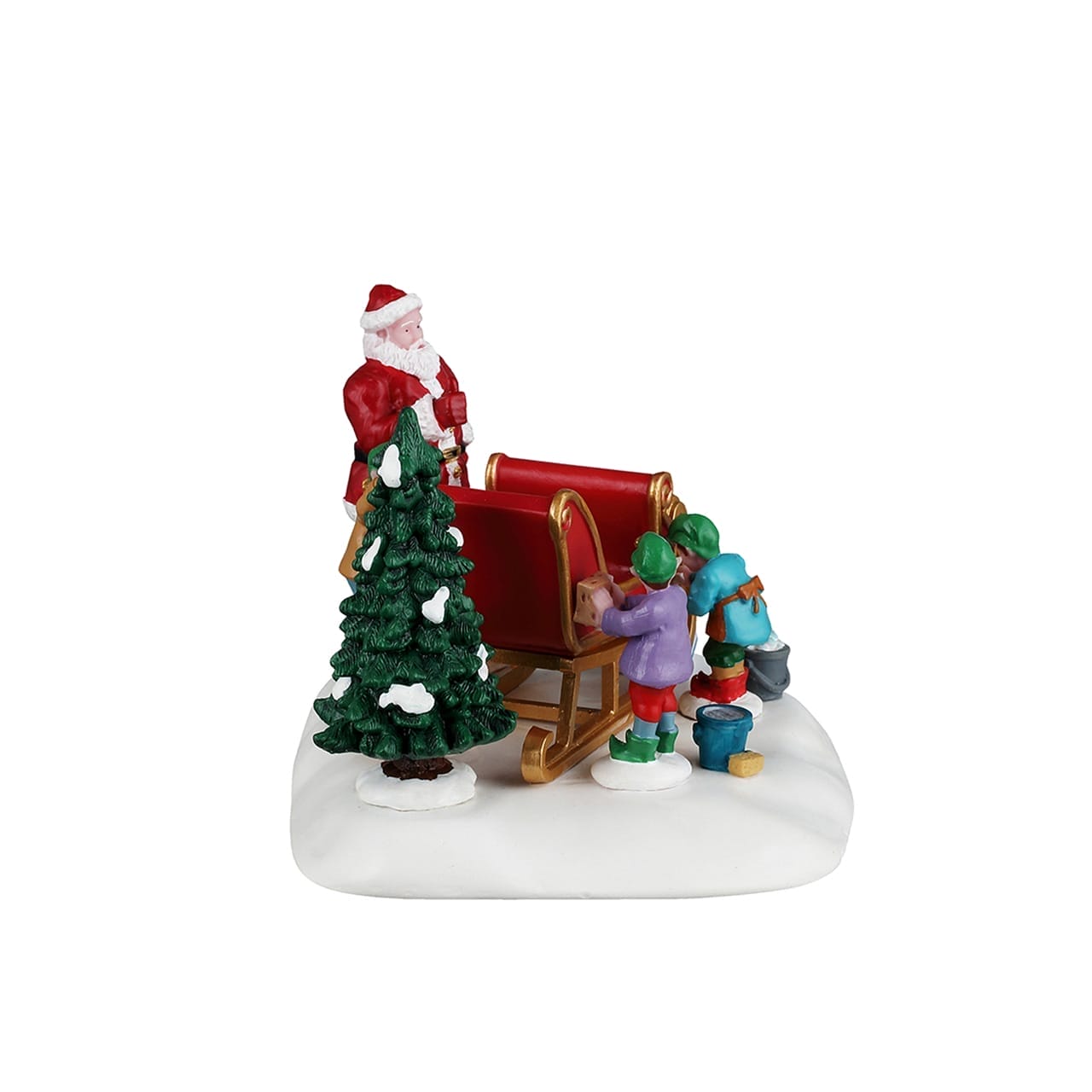 lemax-santa-s-sleigh-wash-d-cor-de-village-anim-santa-s-wonderland image 2