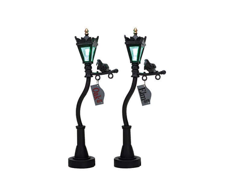 lemax-creepy-lamp-post-lampadaire-spooky-town image 2