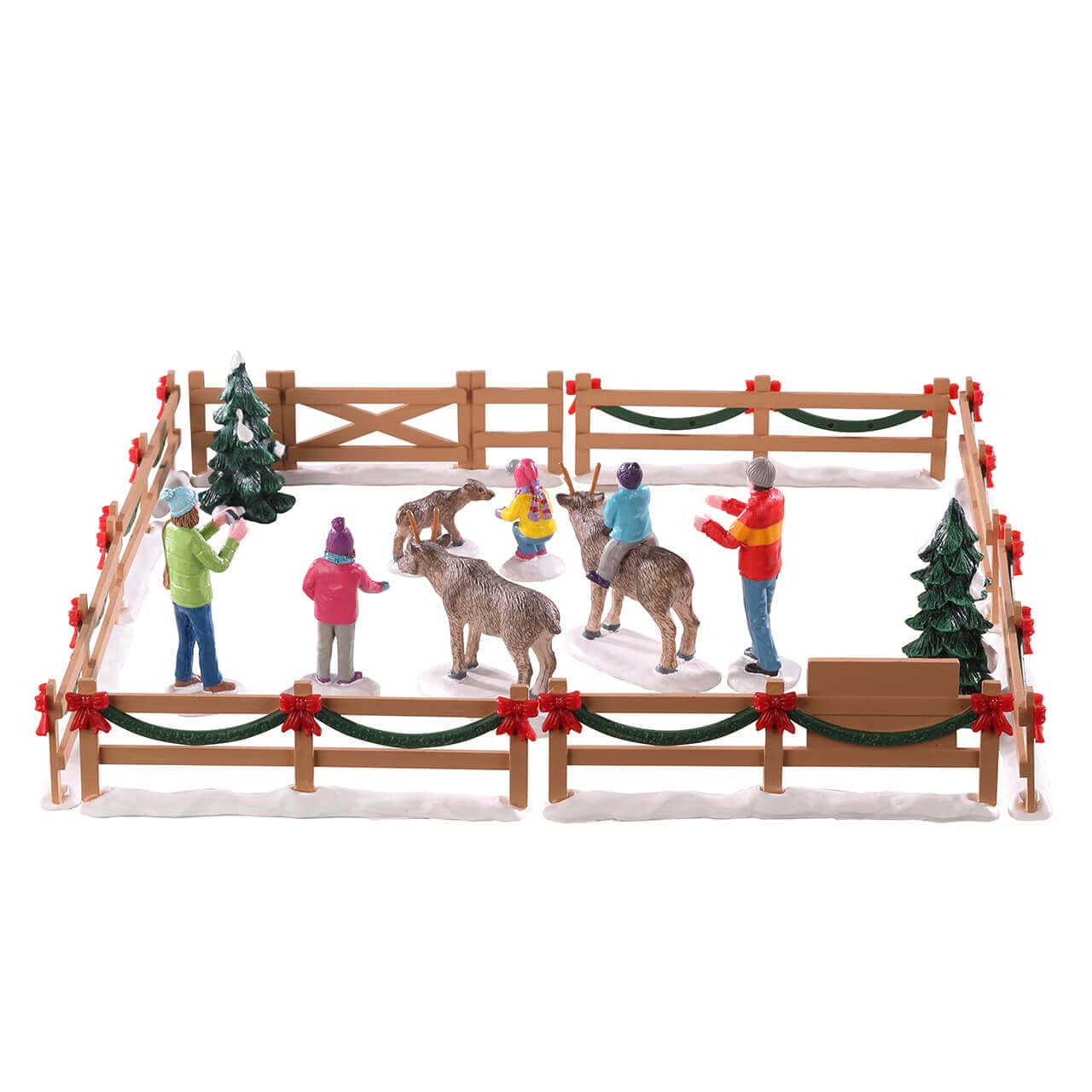 lemax-reindeer-petting-zoo-sc-ne-miniature-vail-village image 4