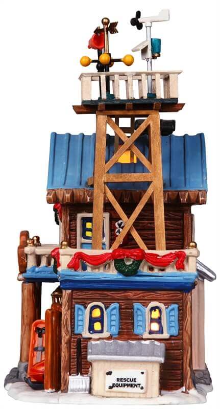 lemax-mountain-weather-rescue-station-station-miniature-de-secours image 2