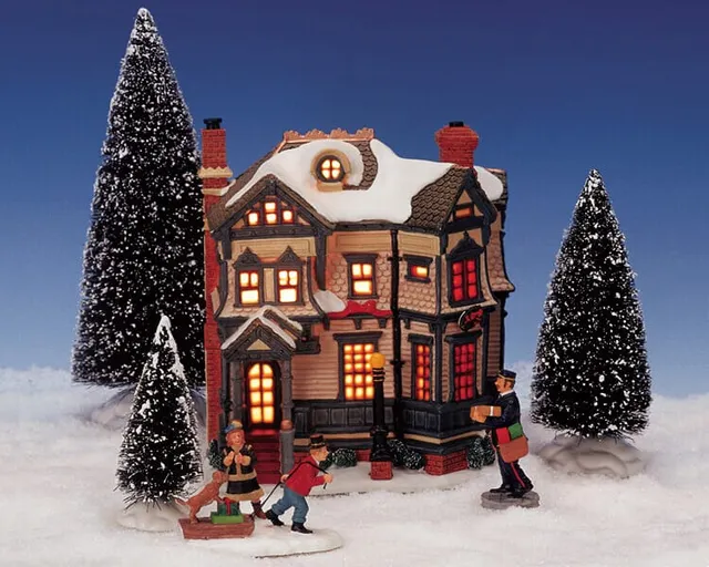 lemax-7pc-gingerbread-house-set-set-7-pi-ces-maison-pain-d-pices image 1