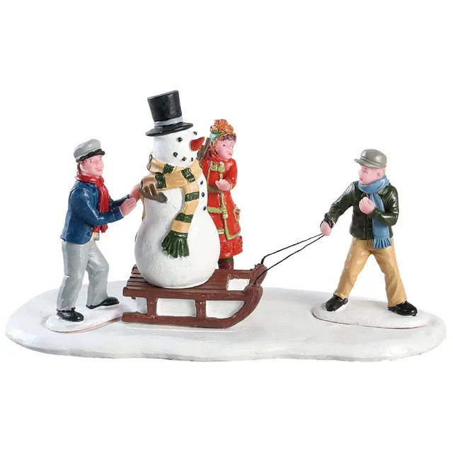 lemax-kids-playing-figurine-miniature-village-caddington image 1