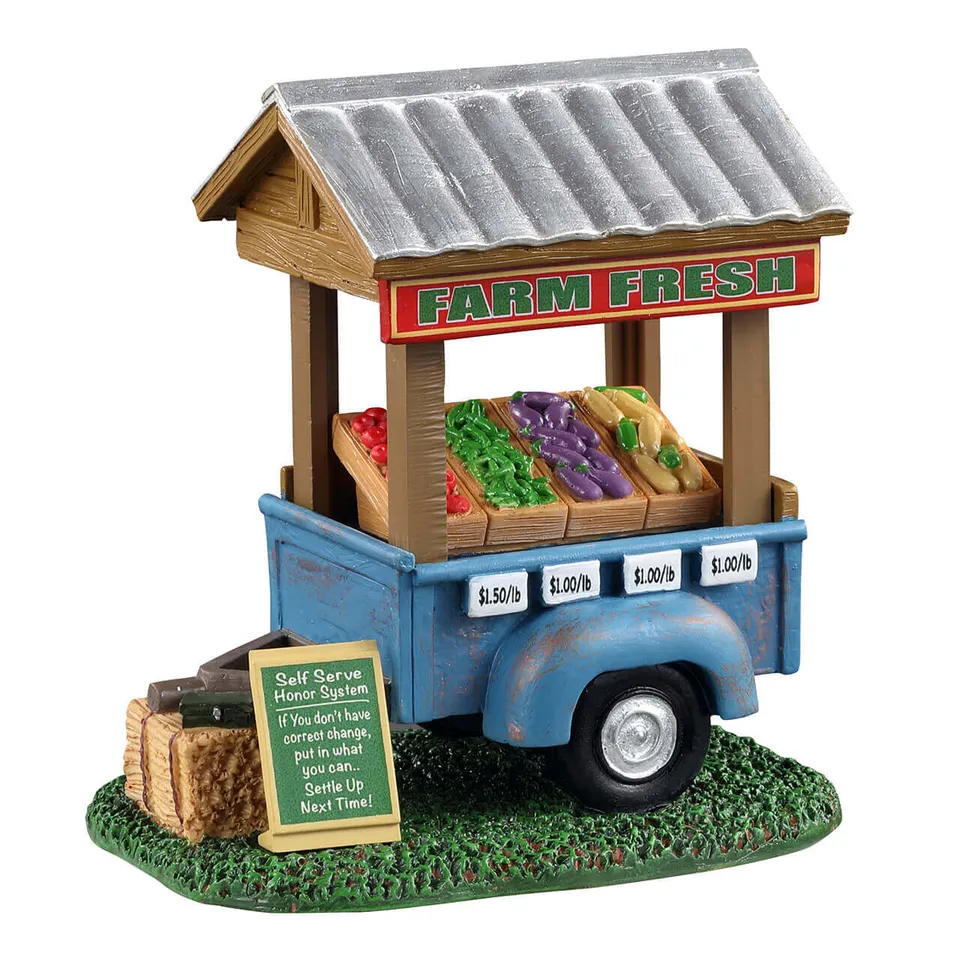 lemax-farm-fresh-vegetable-trailer-remorque-l-gumes-harvest-crossing image 1