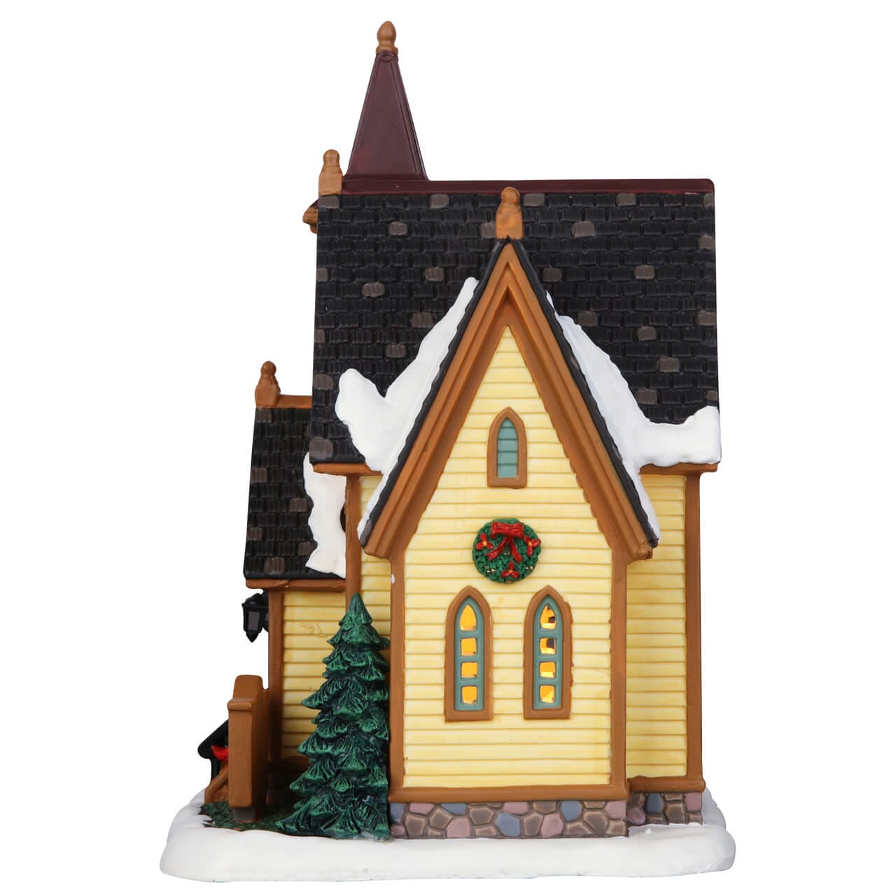 lemax-church-potluck-supper-b-timent-miniature-glise-de-no-l image 2