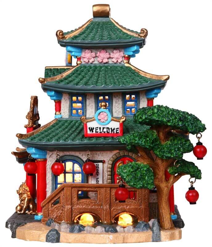 lemax-cherry-blossom-chinese-restaurant-b-timent-lumineux-miniature image 2