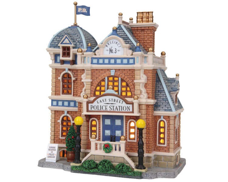 lemax-east-st-police-station-b-timent-miniature-poste-de-police image 1