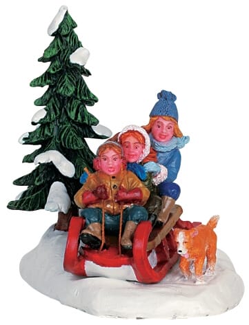 lemax-downhill-thrills-figurine-miniature-sports-d-hiver image 1