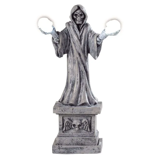 lemax-skeleton-lamp-lampadaire-halloween-spooky-town image 1