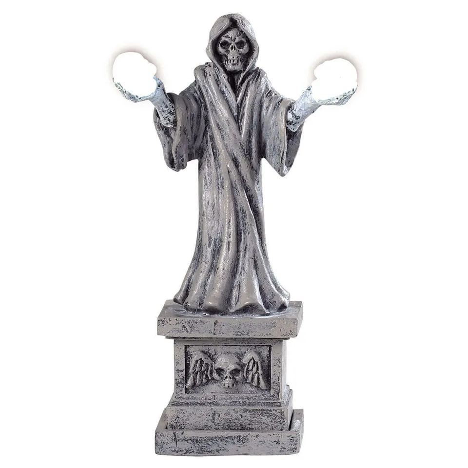 lemax-skeleton-lamp-lampadaire-halloween-spooky-town image 1