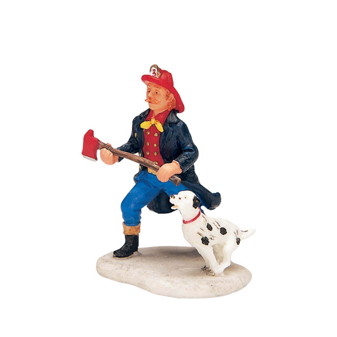 lemax-fireman-figurine-miniature-pompier-de-collection image 1