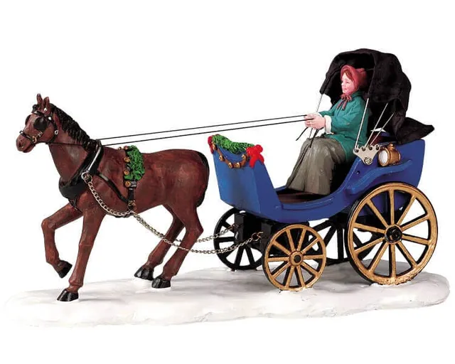 lemax-phaeton-carriage-cal-che-de-collection-pour-village-miniature image 1