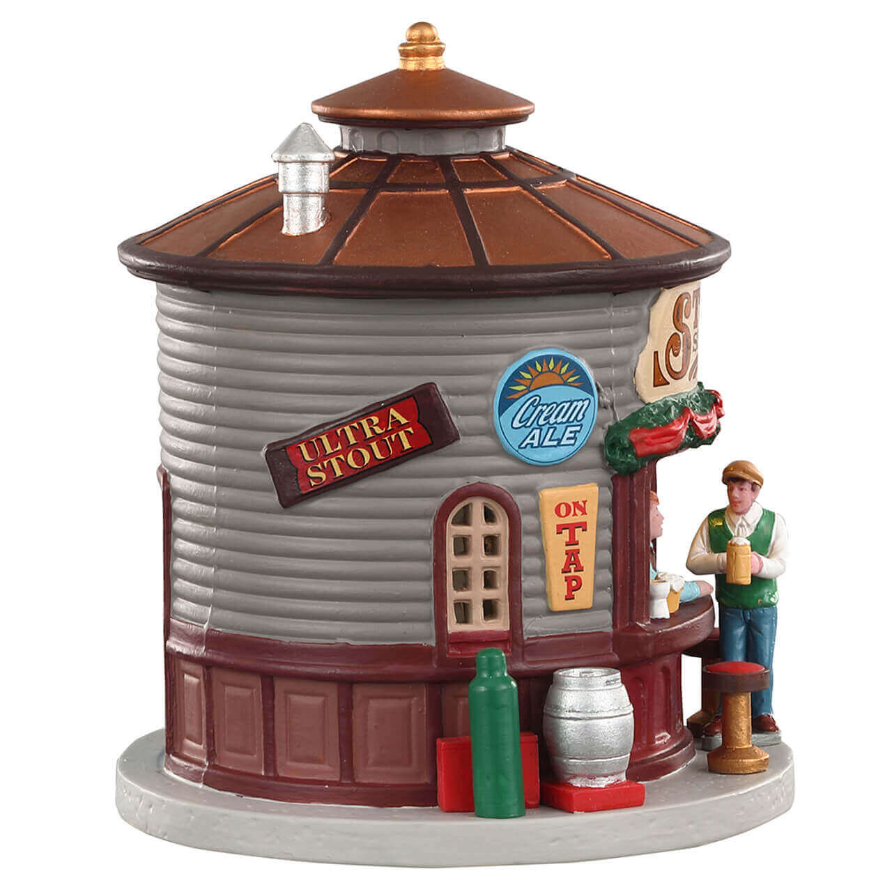 lemax-the-stout-shack-b-timent-miniature-taverne-de-no-l image 2