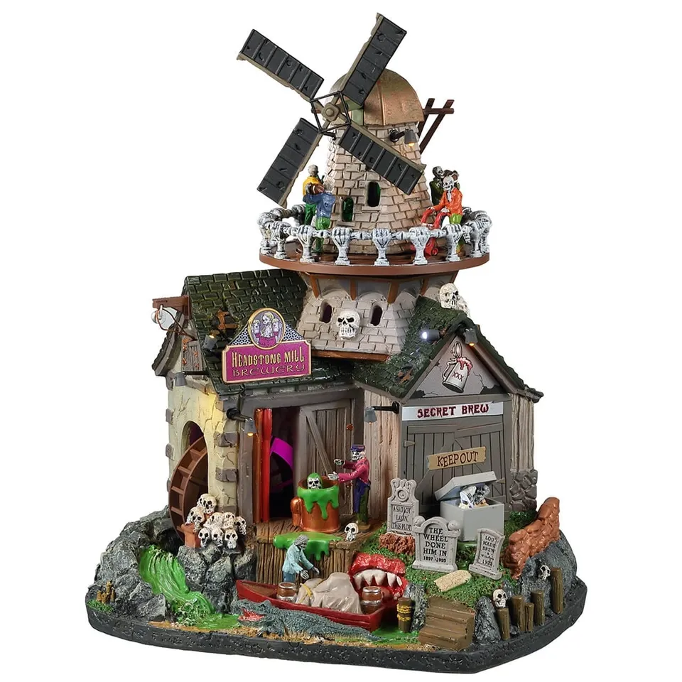 lemax-headstone-mill-brewery-brasserie-hant-e-spooky-town image 1