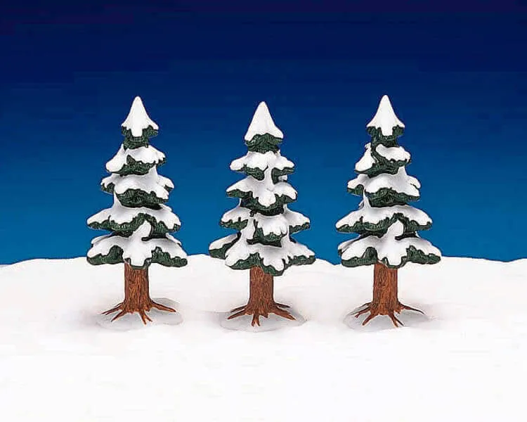 lemax-7-porcelain-pine-tree-sapin-miniature-porcelaine-7-pouces image 1