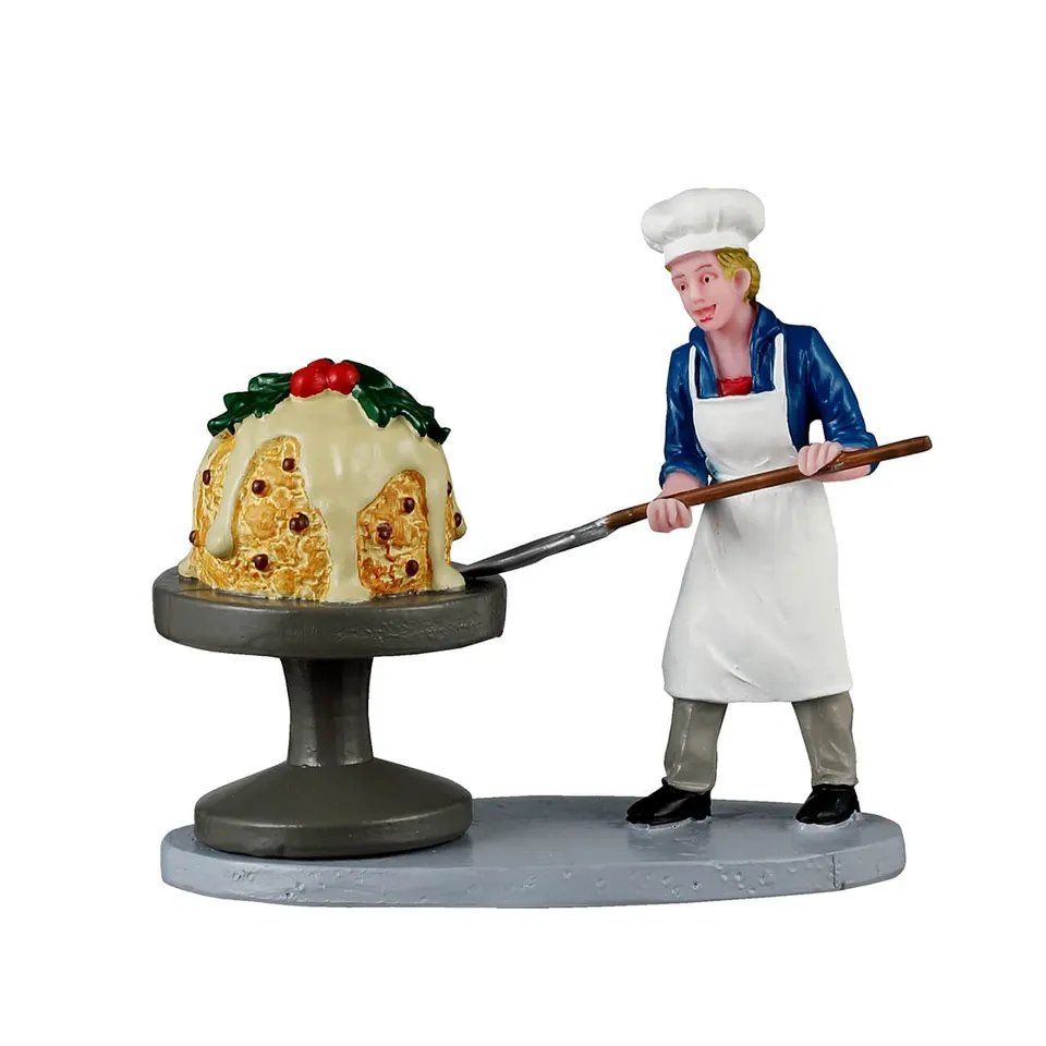 lemax-biggest-christmas-pudding-figurine-caddington-no-l image 1