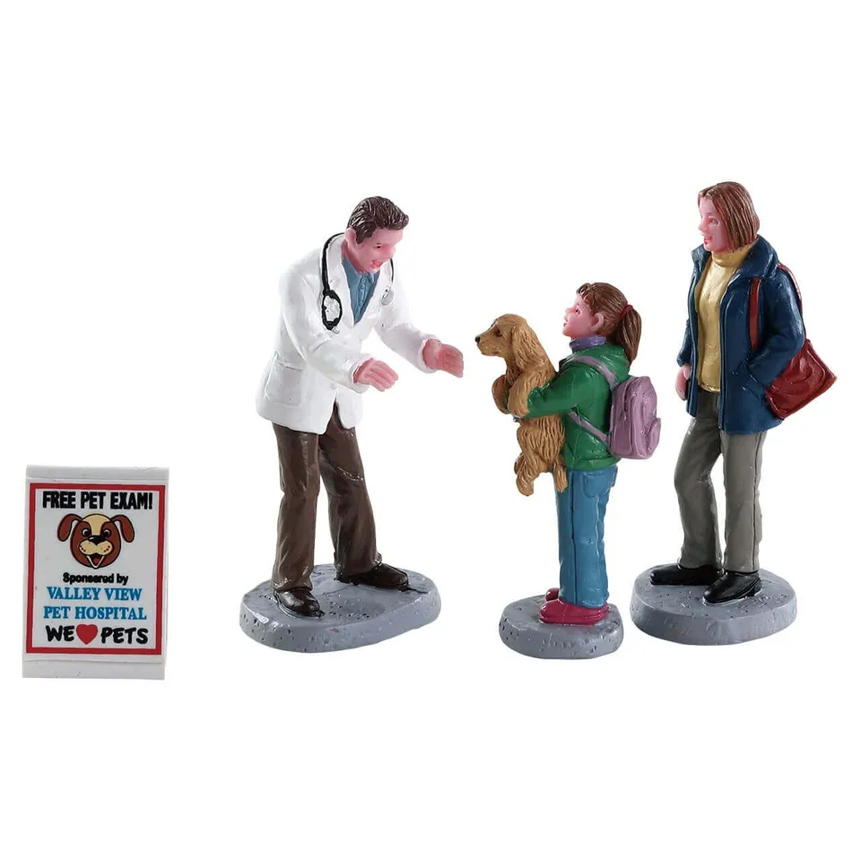 lemax-charley-the-vet-figurine-village-miniature image 1