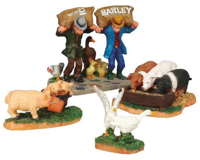 lemax-honk-honk-squeak-squeal-figurine-miniature-village-de-no-l image 1