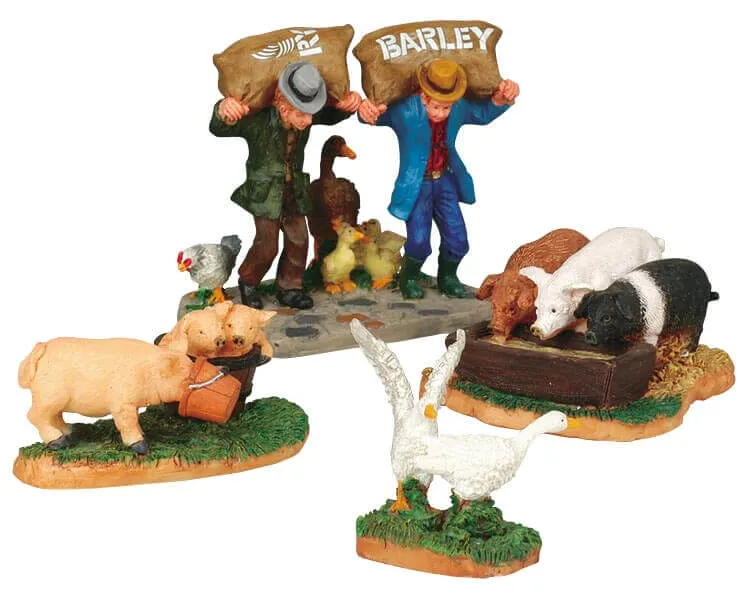 lemax-honk-honk-squeak-squeal-figurine-miniature-village-de-no-l image 1