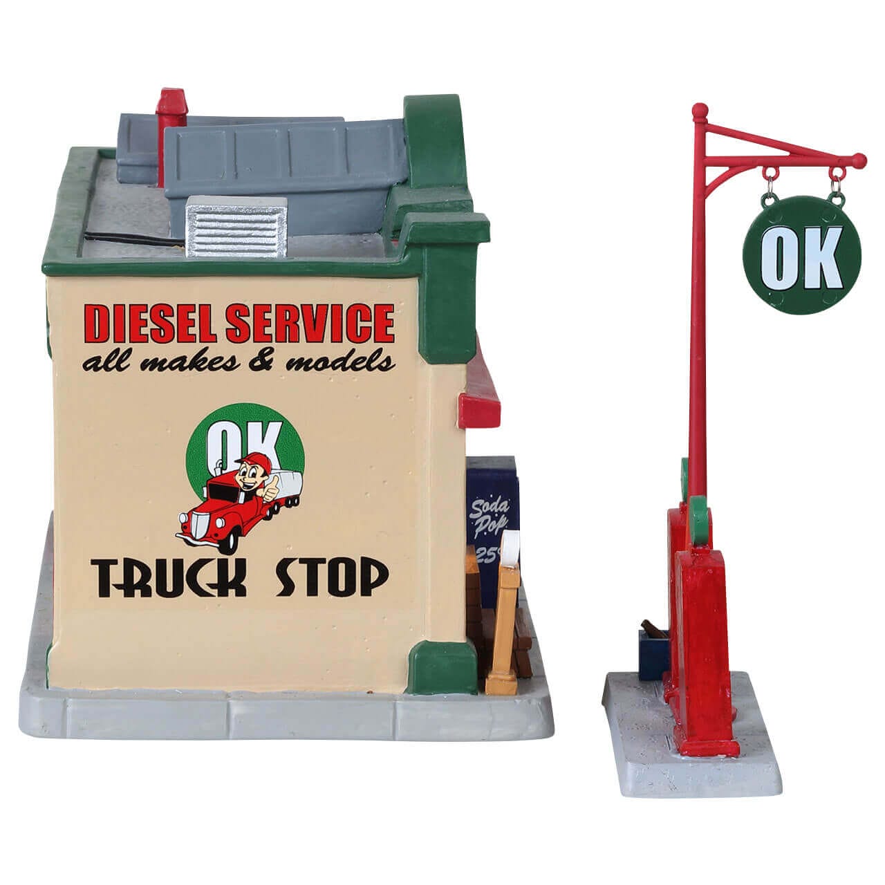 lemax-ok-truck-stop-b-timent-miniature-lumineux image 3