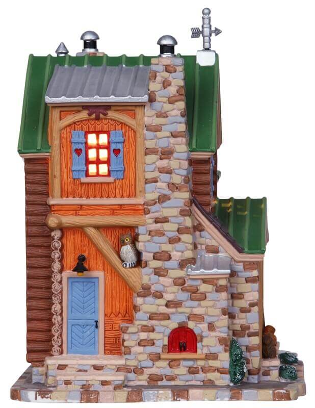 lemax-cozy-cabin-cabane-miniature-de-village-de-collection image 2