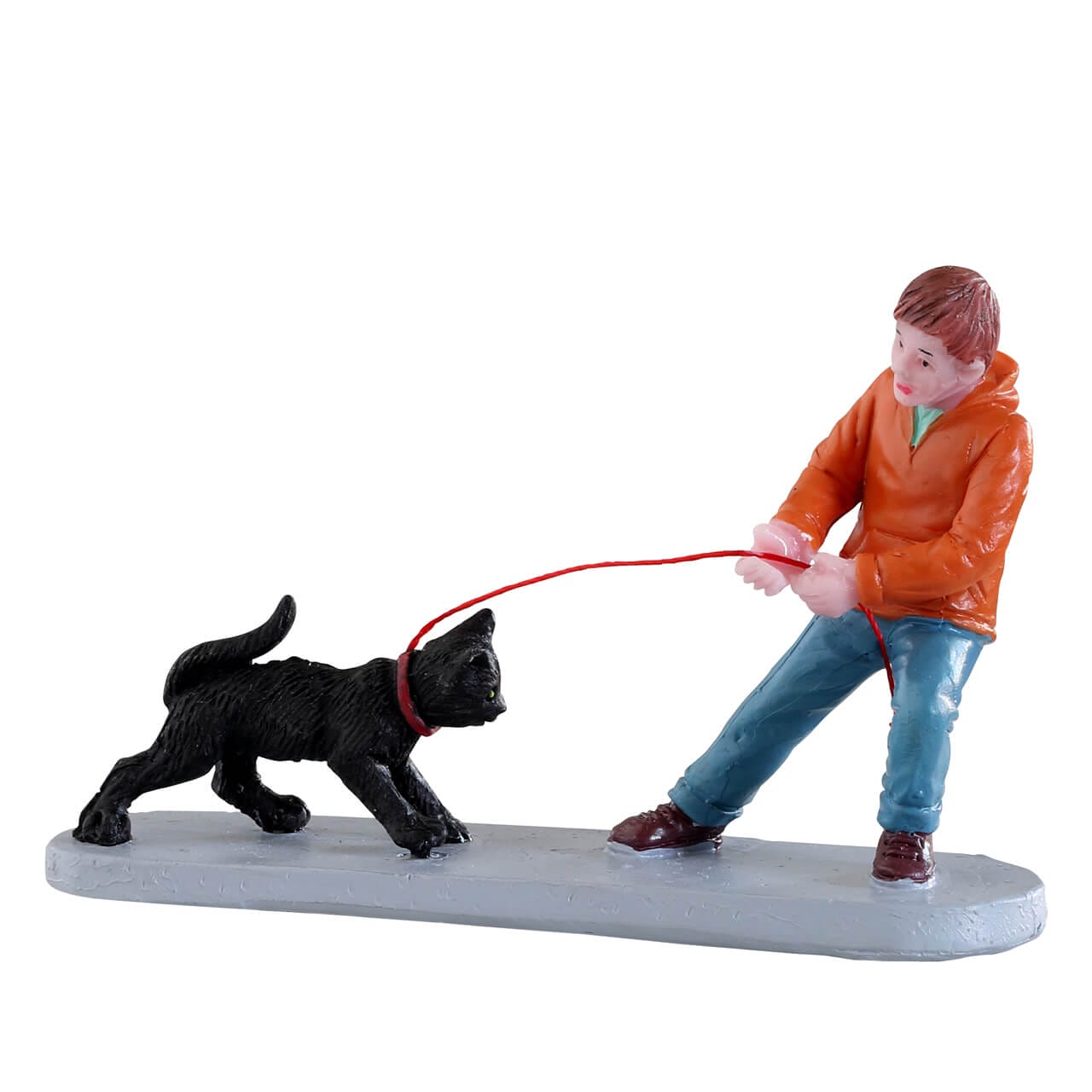 lemax-lets-go-kitty-figurine-village-de-no-l-gar-on-et-chat image 1