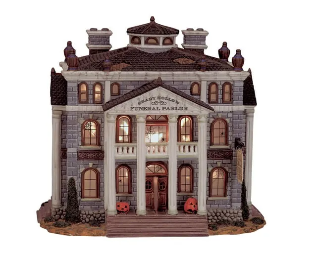 lemax-shady-hollow-funeral-parlor-b-timent-spooky-town image 1