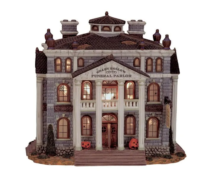 lemax-shady-hollow-funeral-parlor-b-timent-spooky-town image 1