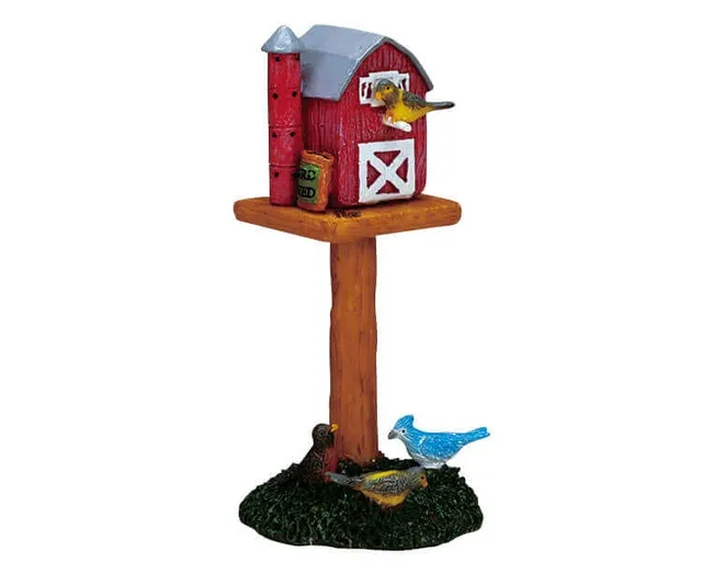 lemax-barn-birdhouse-d-cor-miniature-nichoir-grange image 1