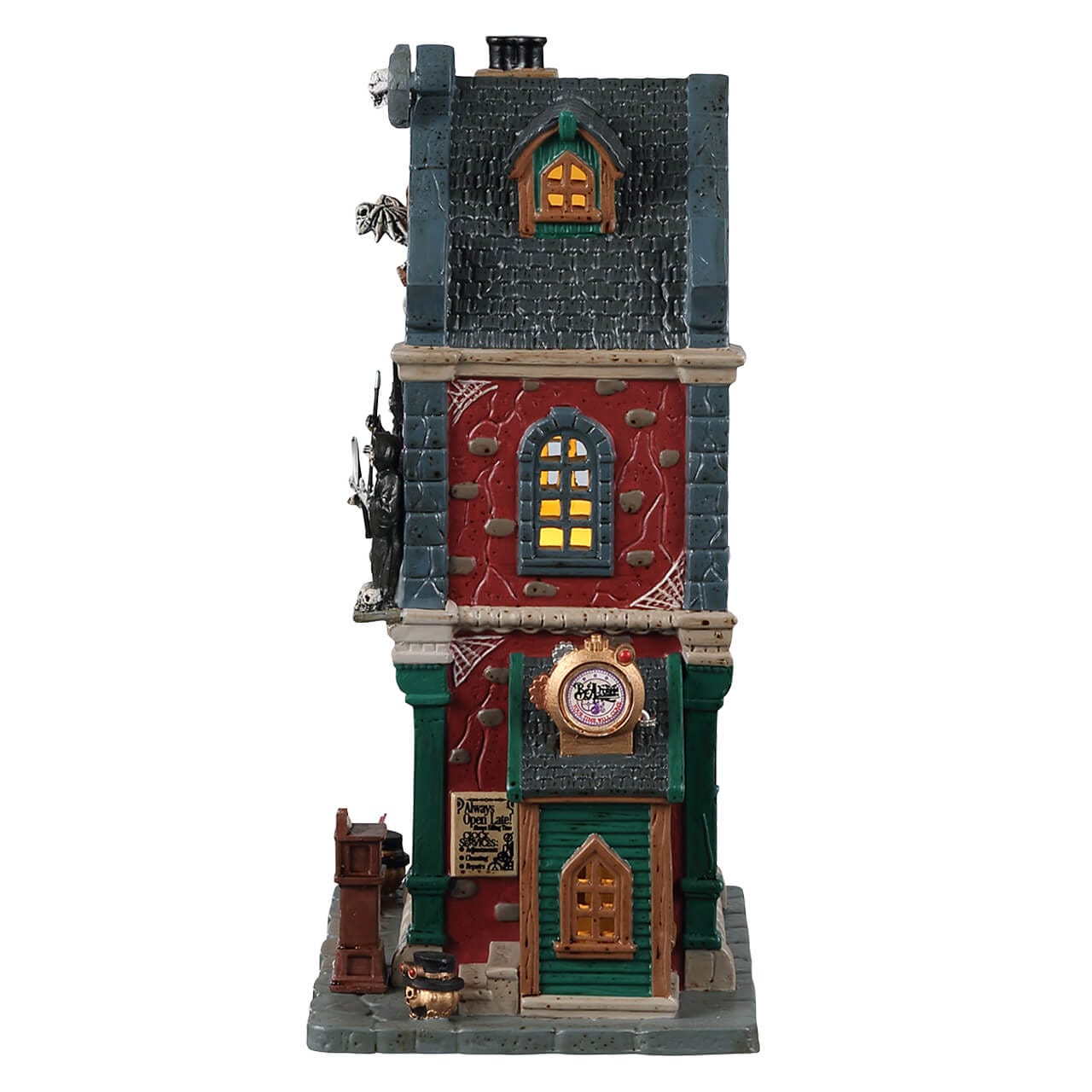 lemax-b-a-freyed-clocksmith-b-timent-miniature-lumineux-spooky-town image 3