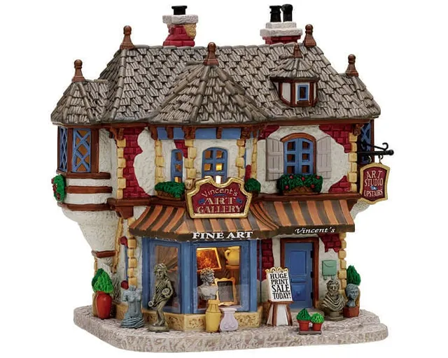 lemax-vincent-s-art-gallery-galerie-d-art-miniature image 1