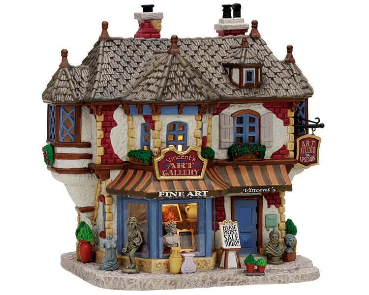 lemax-vincent-s-art-gallery-galerie-d-art-miniature image 1