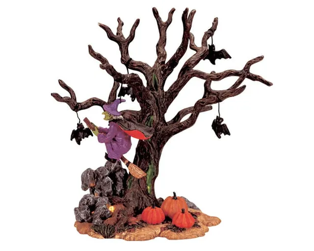 lemax-lighted-tree-nightflight-arbre-lumineux-spooky-town image 1