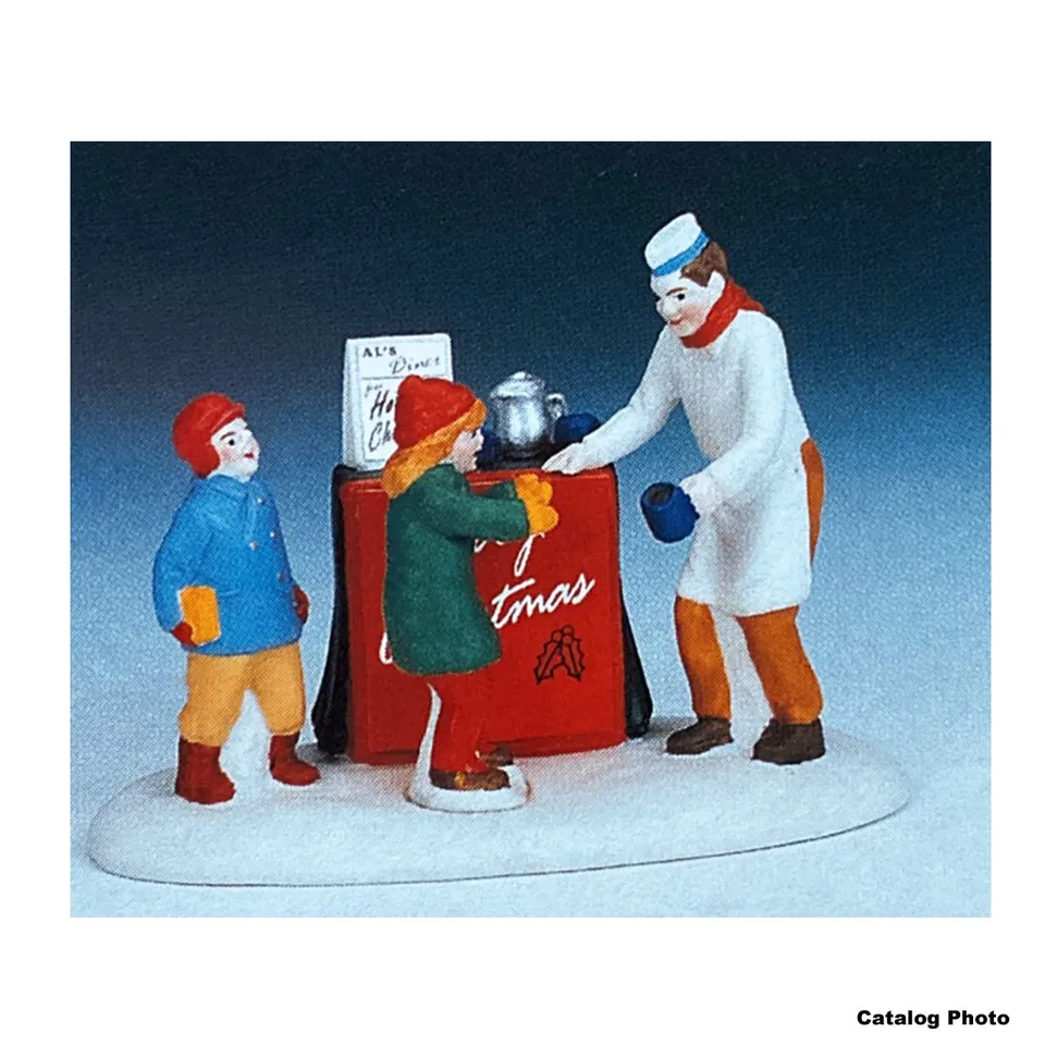 lemax-free-hot-chocolate-figurine-miniature-stand-gourmand image 1