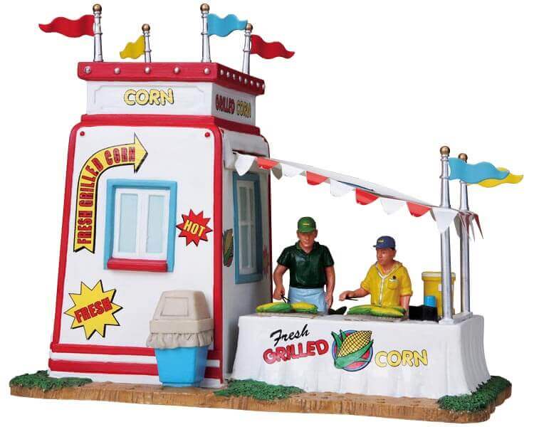 lemax-carnival-corn-stand-stand-de-ma-s-f-te-foraine-miniature image 2