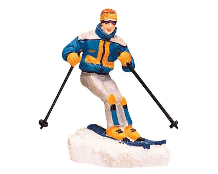 lemax-alpine-skiing-figurine-ski-alpin-miniature image 1