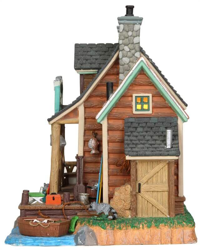 lemax-bass-lake-fishing-cabin-cabane-de-p-cheur-lumineuse image 3