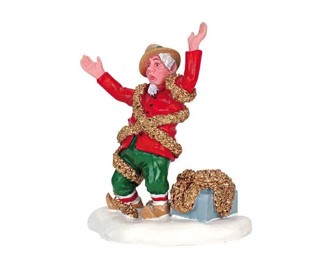 lemax-tinsel-time-figurine-miniature-de-no-l-pour-village image 1