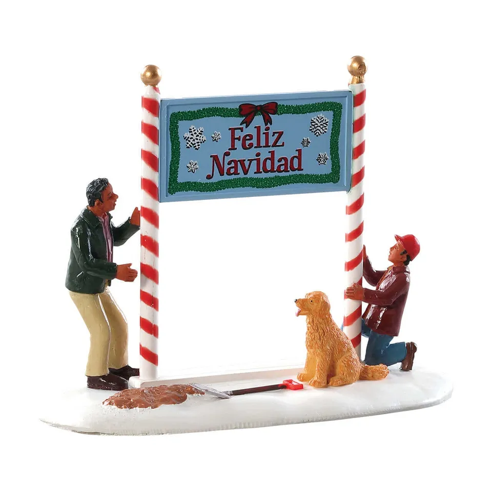 lemax-feliz-navidad-figurine-miniature-no-l-latino image 1