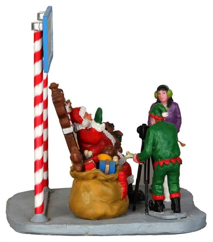 lemax-pet-photos-santa-figurine-miniature-p-re-no-l-et-animaux image 2
