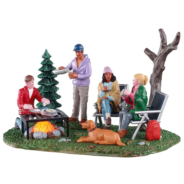 lemax-camping-couples-figurines-camping-miniatures image 1