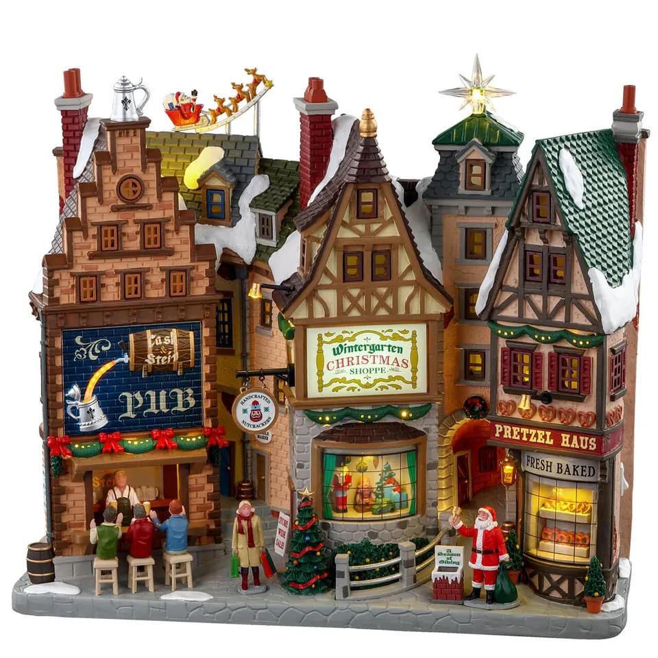 lemax-wintergarten-lane-fa-ade-allemande-pub-et-boutique-no-l image 1