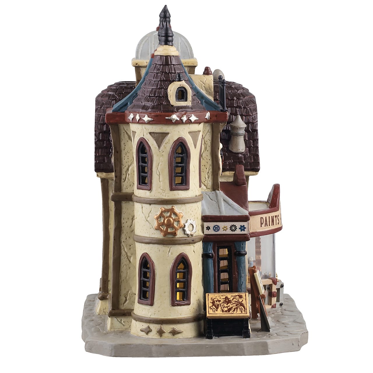 lemax-spooky-town-dorian-gray-s-art-supplies-manoir-hant-halloween image 2
