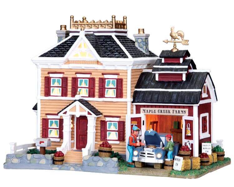 lemax-maple-creek-farms-b-timent-ferme-village-de-no-l image 1