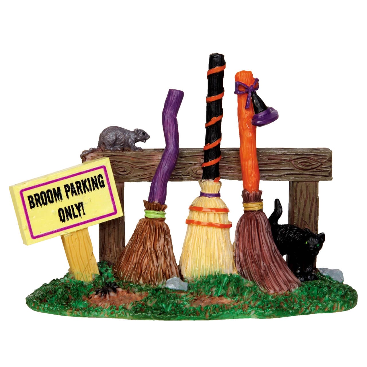 lemax-broom-parking-rack-accessoire-miniature-spooky-town image 1