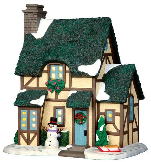 lemax-winter-chalet-maison-village-de-no-l-lumineuse image 1