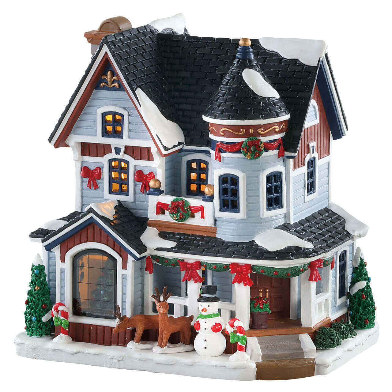 lemax-christmas-residence-2018-maison-de-village-illumin-e-exclusivit-michaels image 4