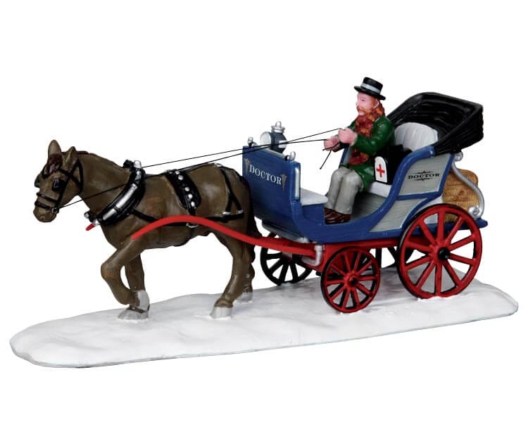 lemax-doctor-s-carriage-cal-che-miniature-de-collection image 1