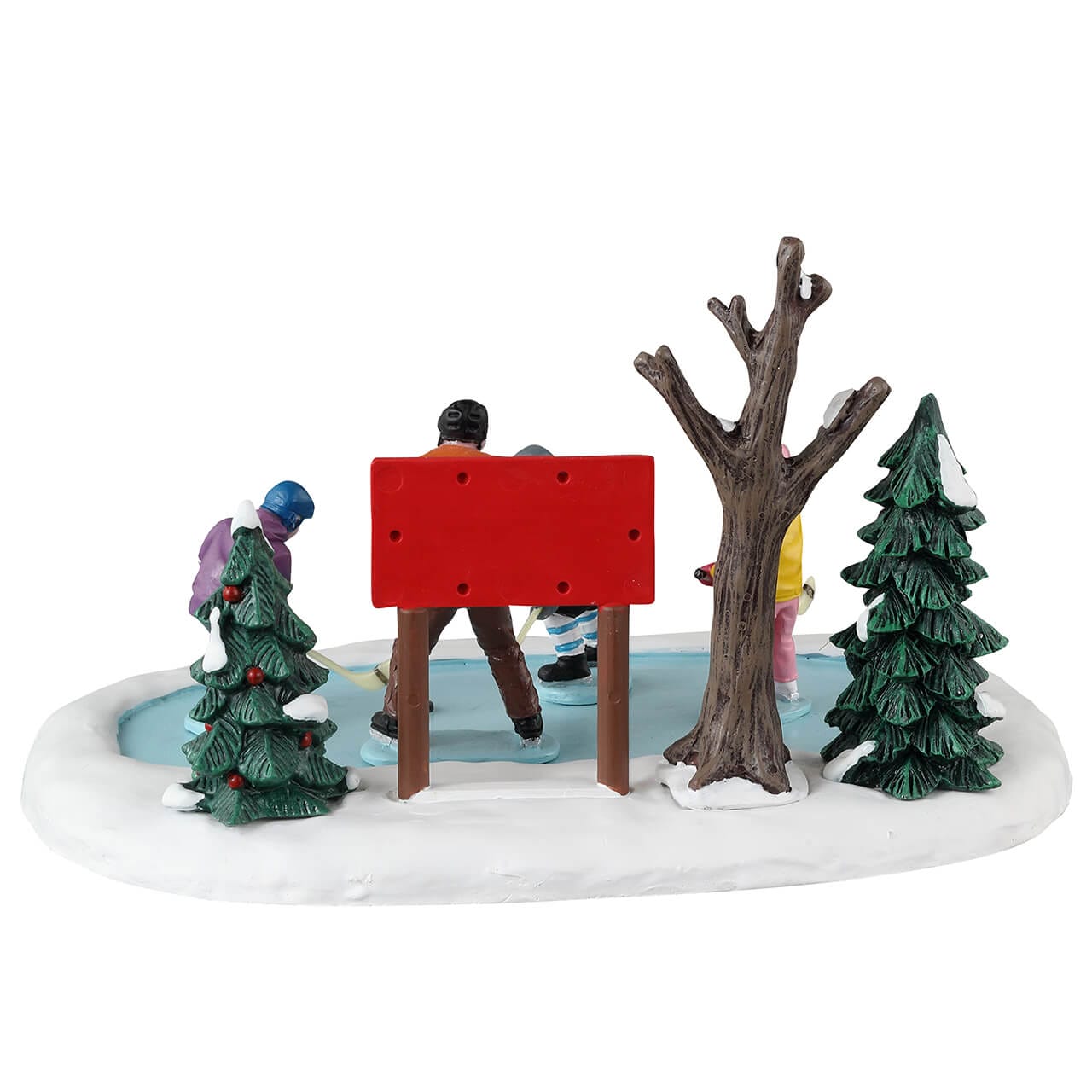 lemax-tiny-tikes-hockey-lessons-figurine-miniature-vail-village image 4