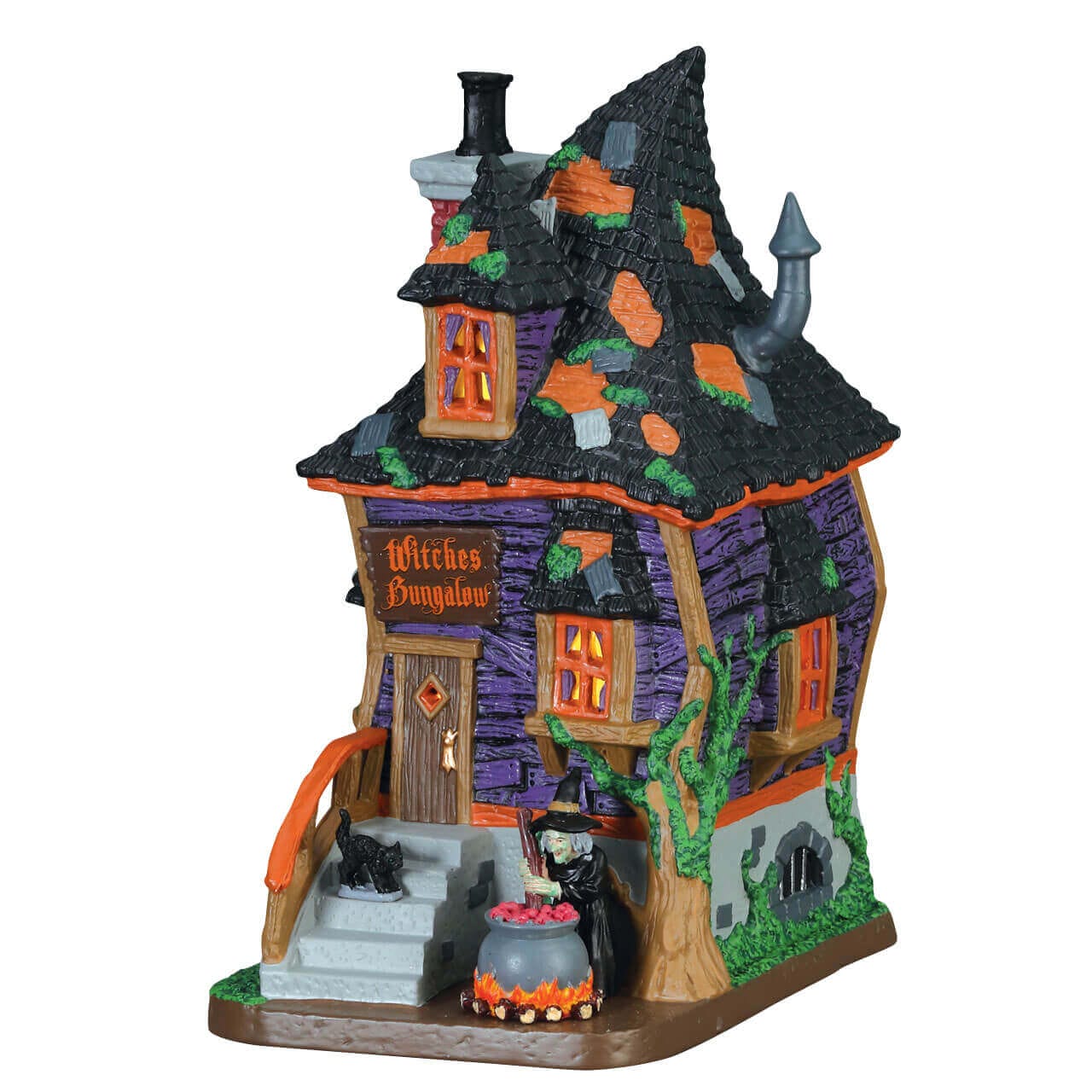 lemax-witches-bungalow-bungalow-de-sorci-re-halloween image 4