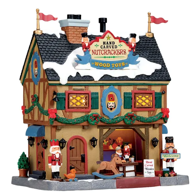 lemax-nutcracker-wood-toy-carve-boutique-miniature-de-collection image 1